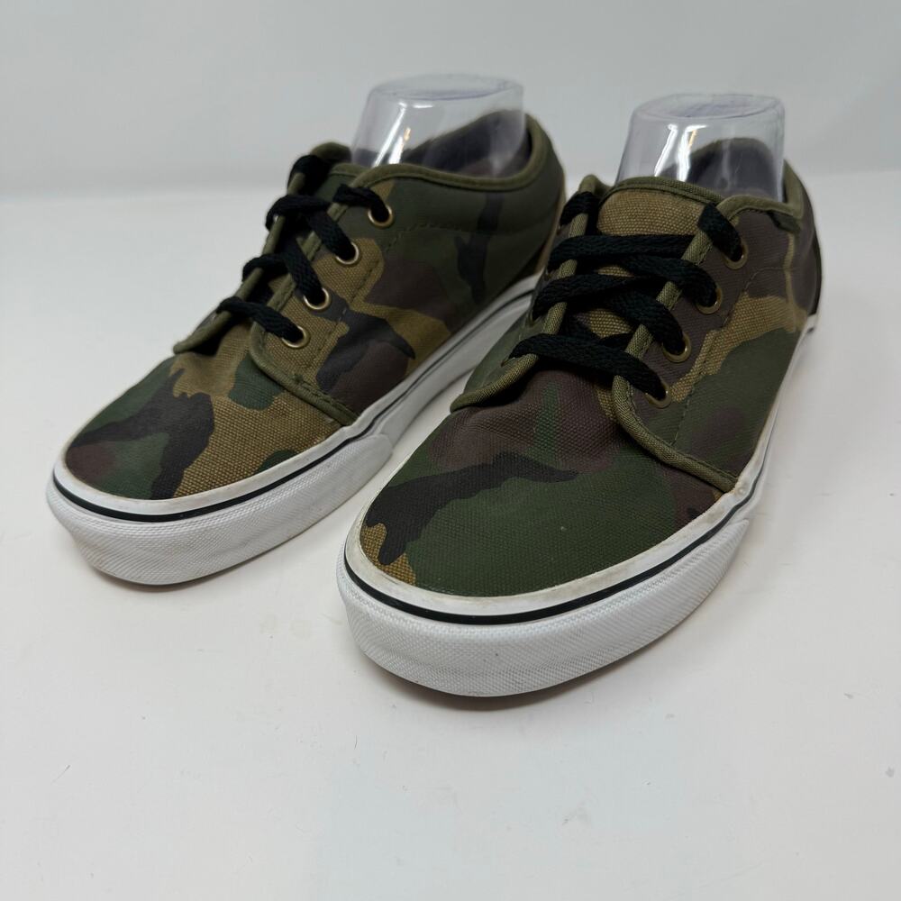 Vans Off the Wall Old Skool Skate Sneakers Camo Size  M 7 W 8.5 Skater Girl EUC
